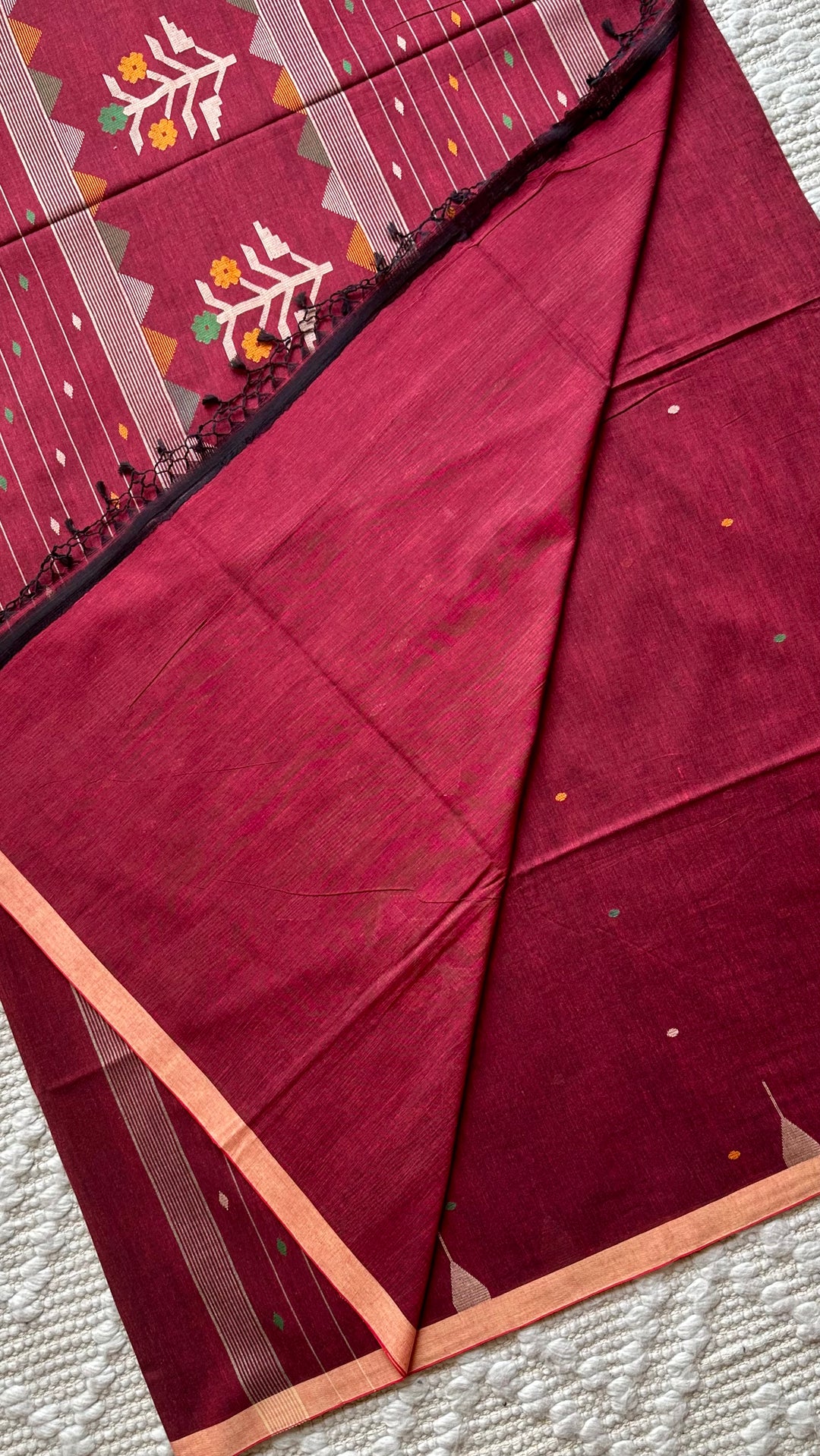 BENGAL PHULIA HANDLOOM COTTON SAREE-045
