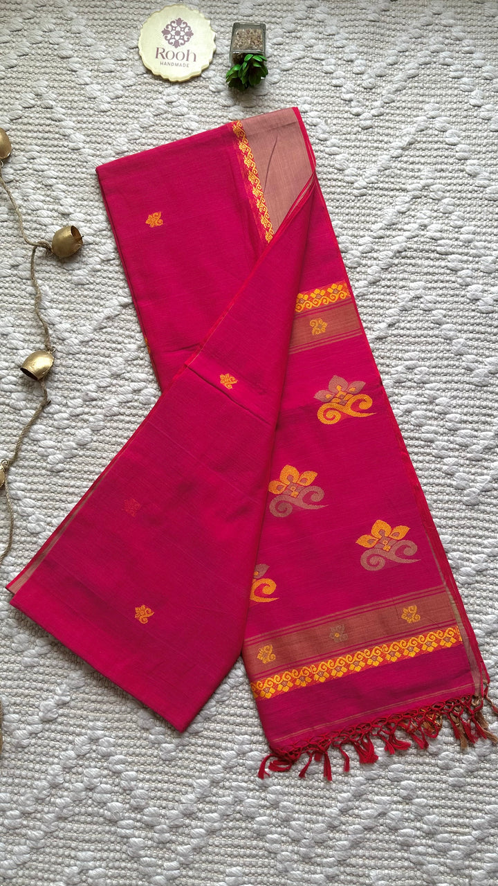 BENGAL PHULIA HANDLOOM COTTON SAREE-048