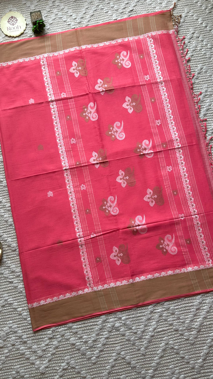 BENGAL PHULIA HANDLOOM COTTON SAREE-049