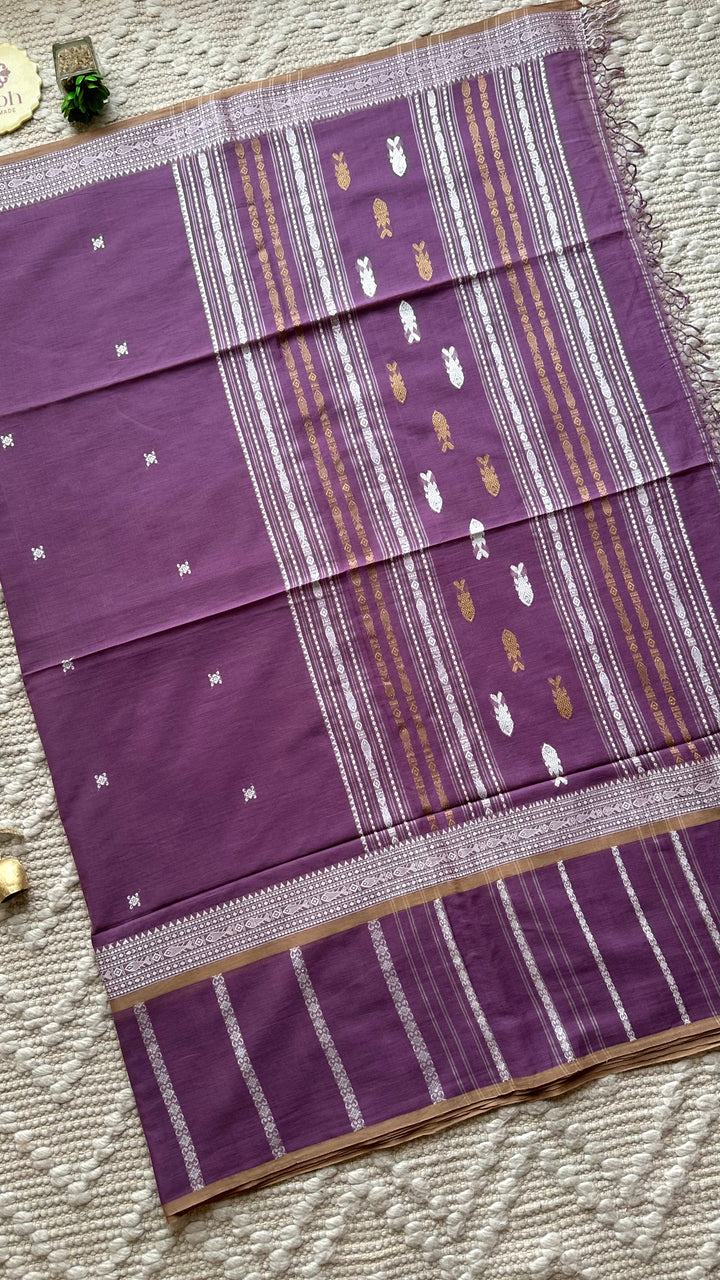 BENGAL PHULIA HANDLOOM COTTON SAREE-042