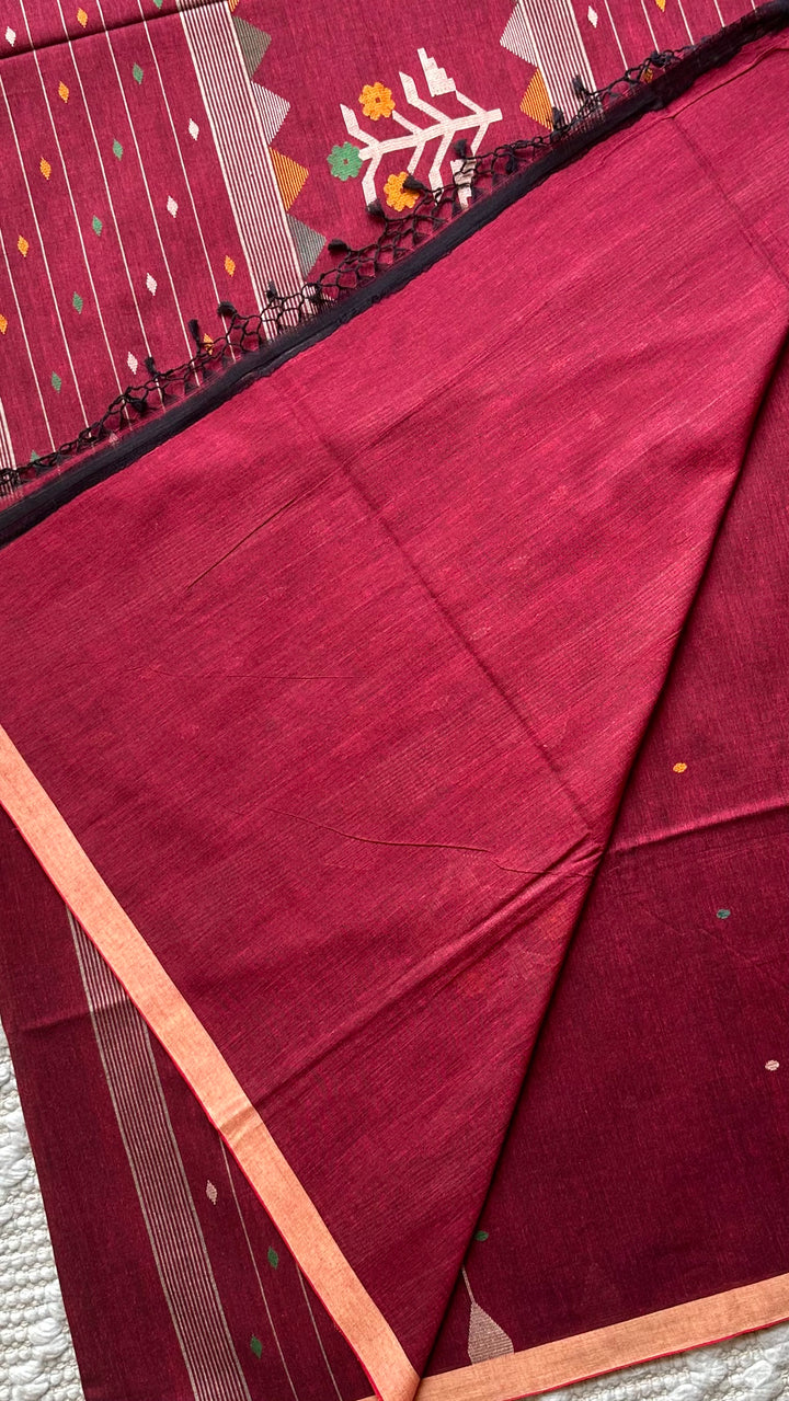 BENGAL PHULIA HANDLOOM COTTON SAREE-045