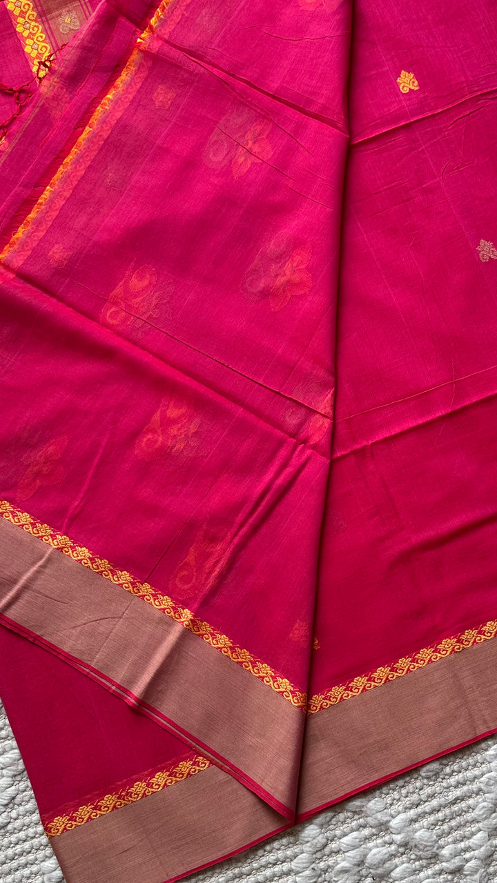BENGAL PHULIA HANDLOOM COTTON SAREE-048