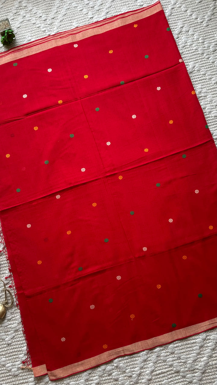 BENGAL PHULIA HANDLOOM COTTON SAREE-043