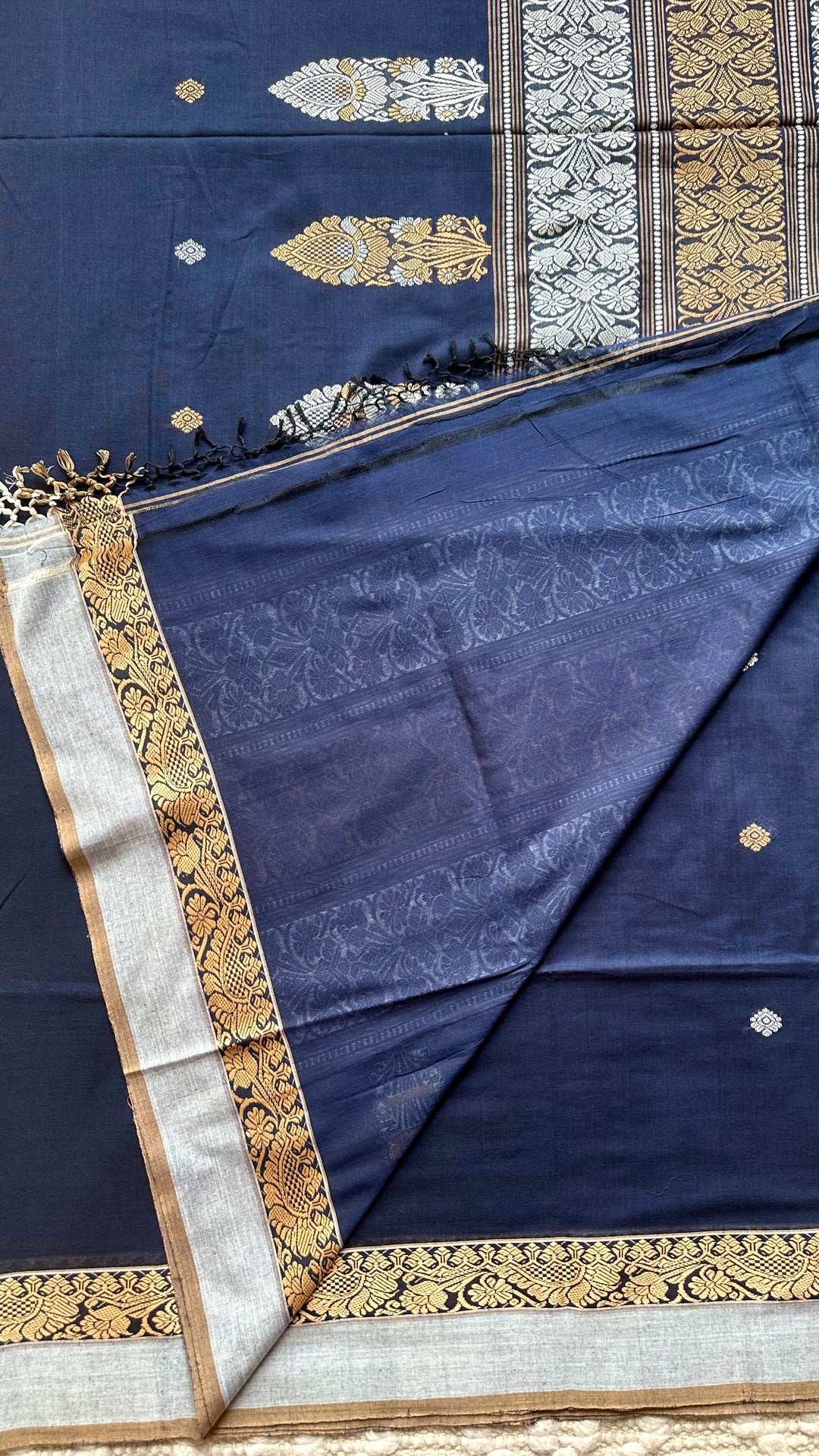 BENGAL PHULIA HANDLOOM COTTON SAREE-039