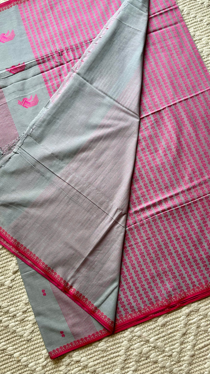 BENGAL PHULIA HANDLOOM COTTON SAREE-046