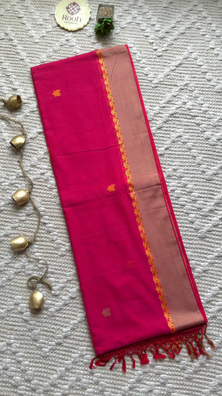 BENGAL PHULIA HANDLOOM COTTON SAREE-048