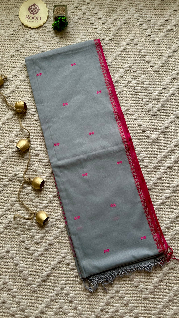 BENGAL PHULIA HANDLOOM COTTON SAREE-046