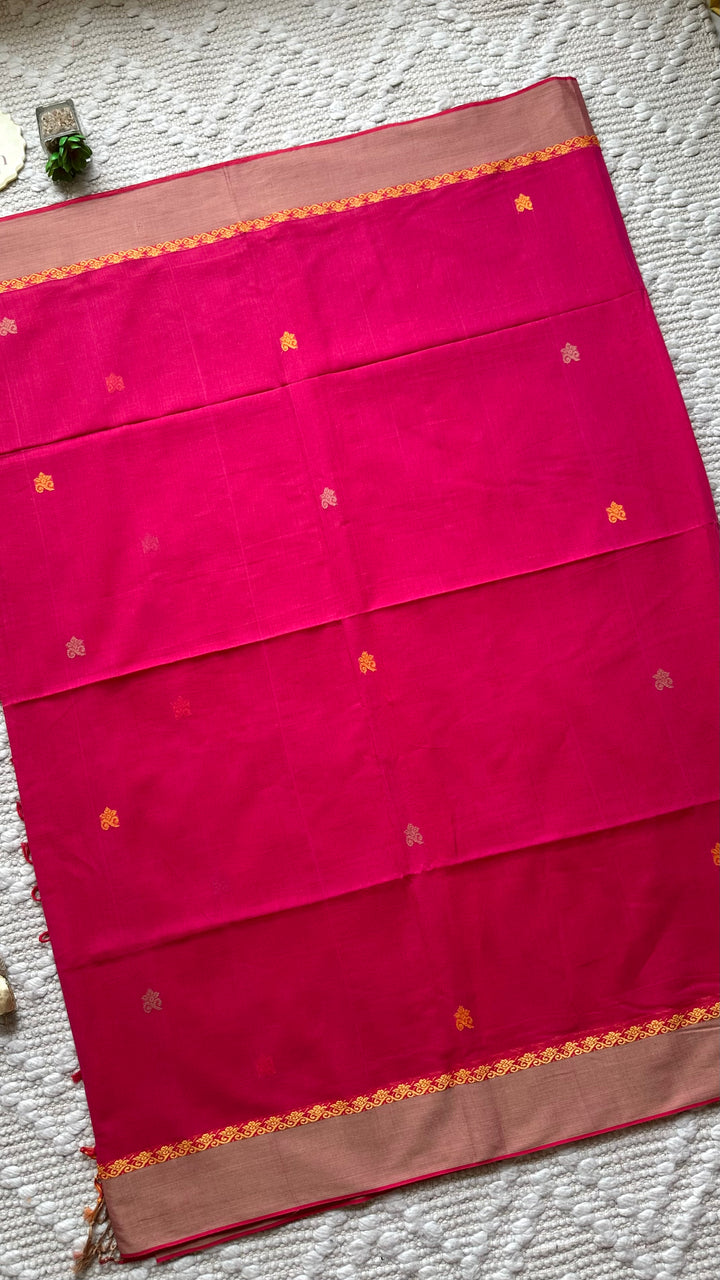 BENGAL PHULIA HANDLOOM COTTON SAREE-048