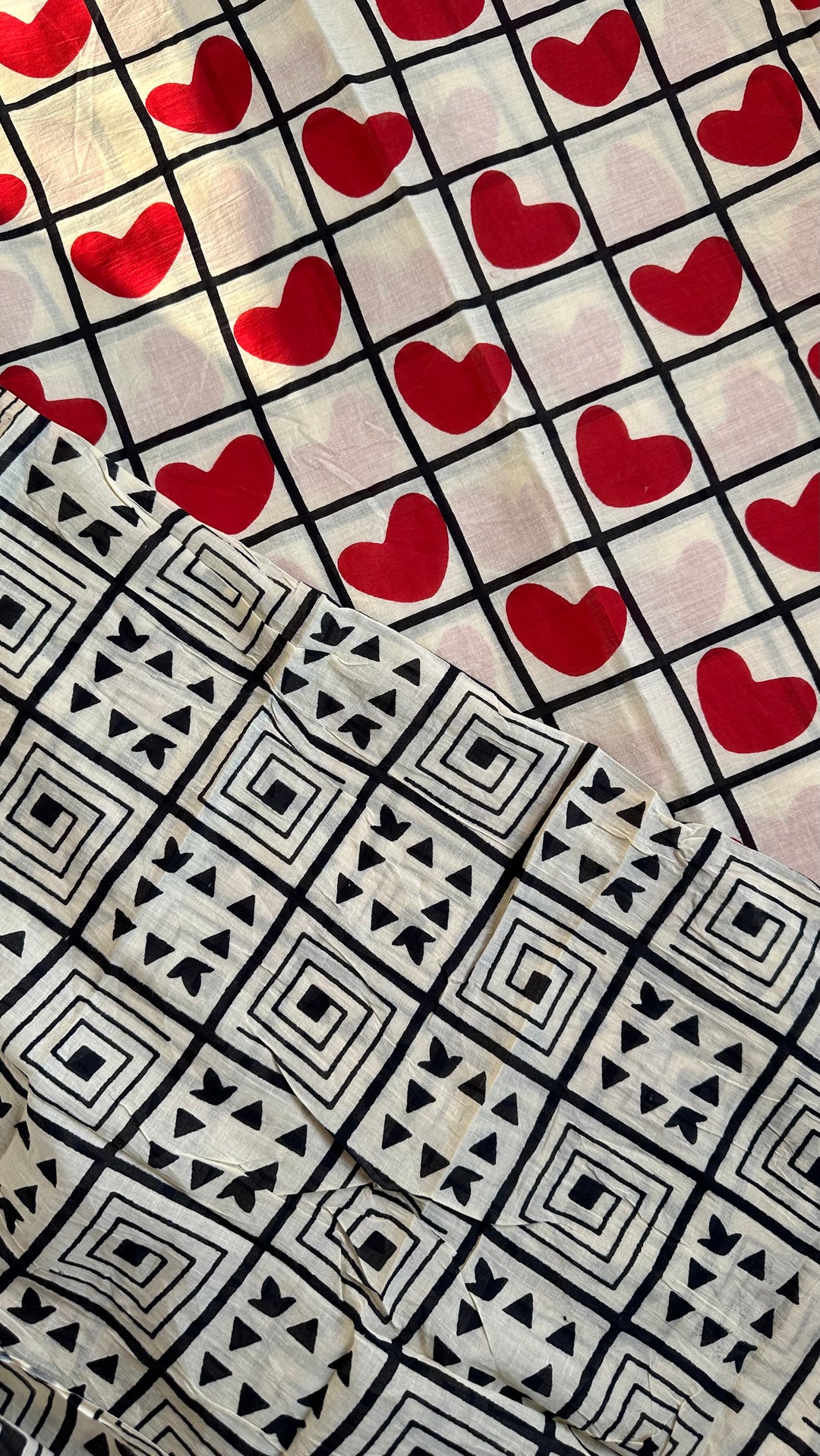 DILBARO - QUIRKY BAGRU HAND BLOCK PRINTED SOFT MULMUL COTTON SAREE