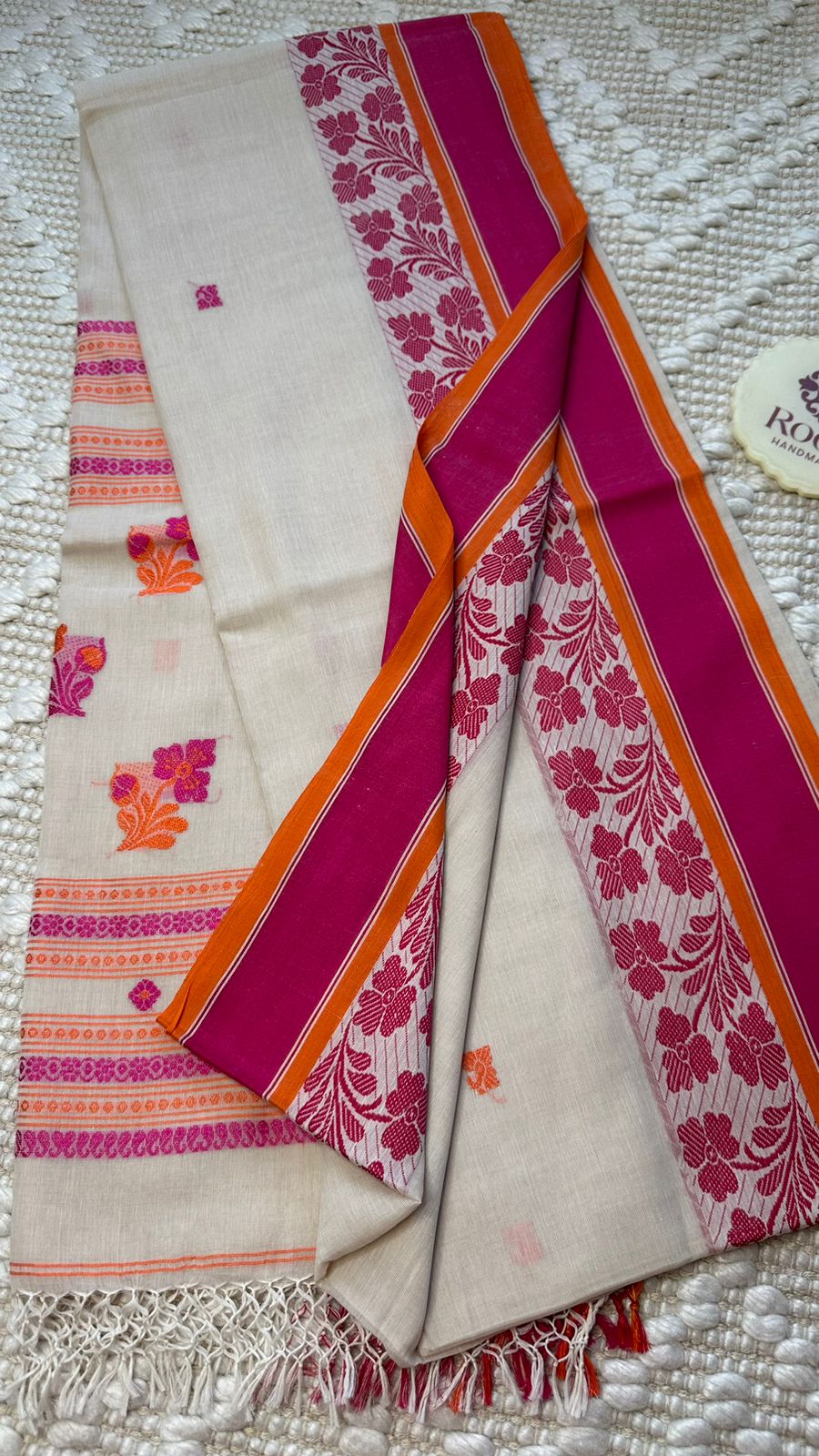 BENGAL PHULIA HANDLOOM COTTON SAREE-019