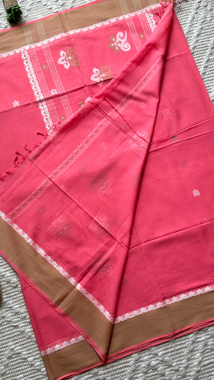 BENGAL PHULIA HANDLOOM COTTON SAREE-049