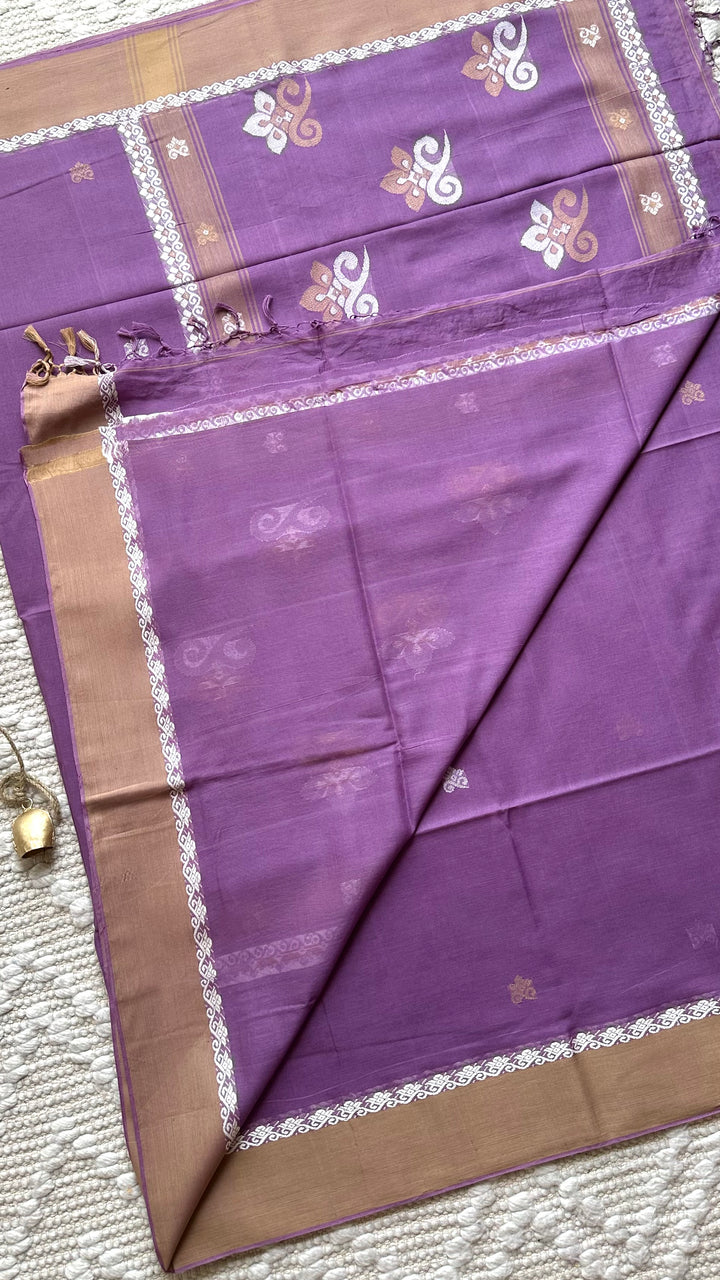 BENGAL PHULIA HANDLOOM COTTON SAREE-040