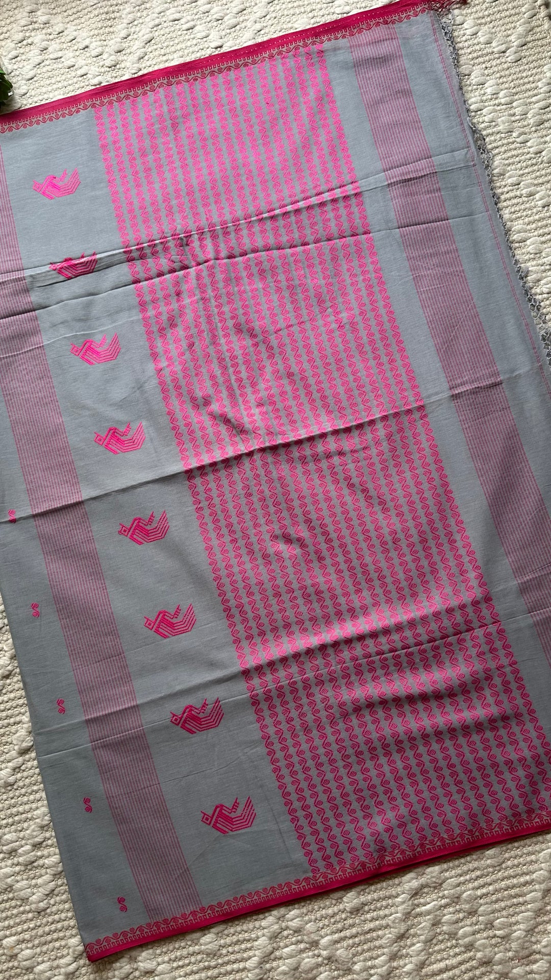 BENGAL PHULIA HANDLOOM COTTON SAREE-046
