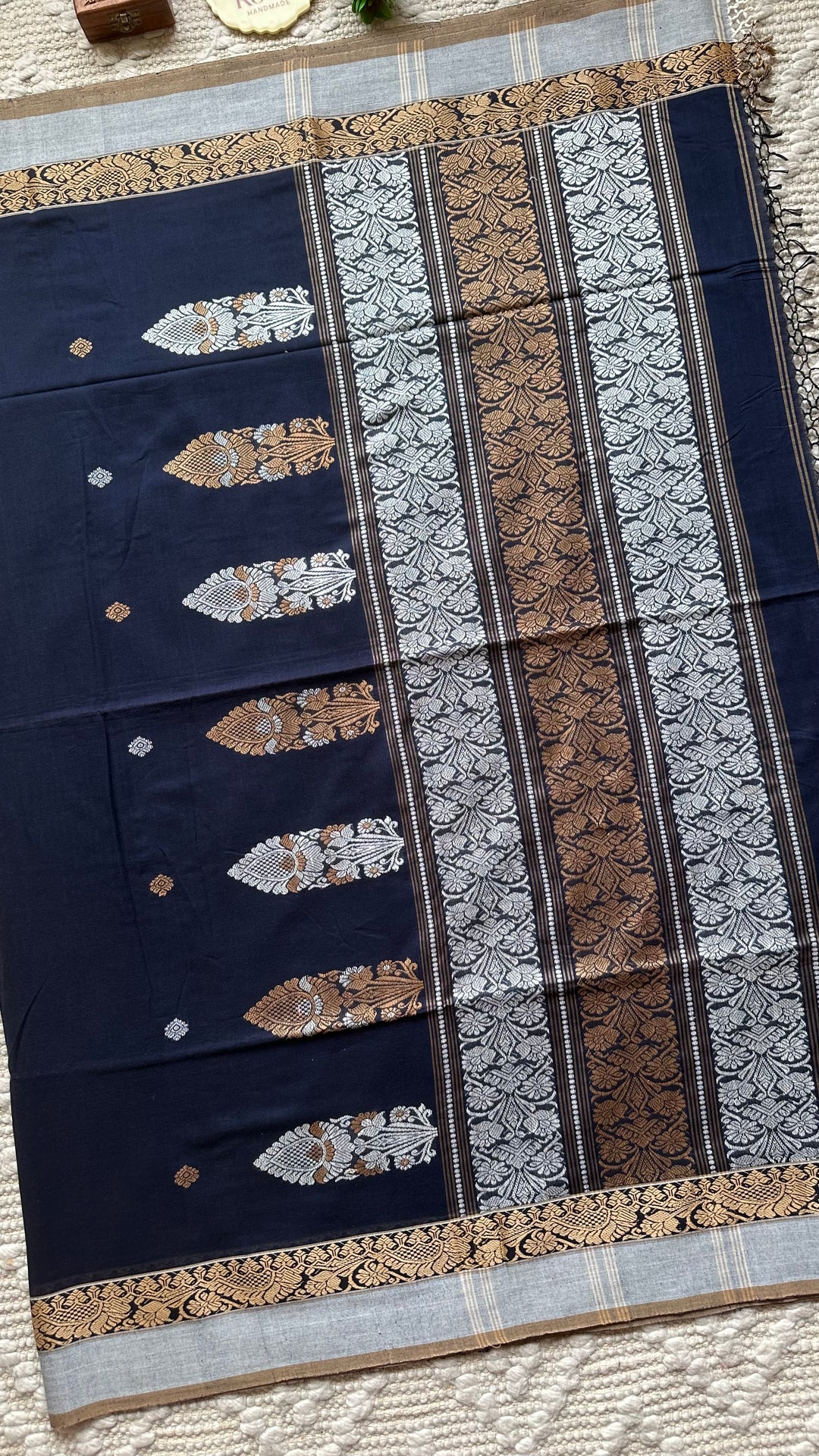 BENGAL PHULIA HANDLOOM COTTON SAREE-039