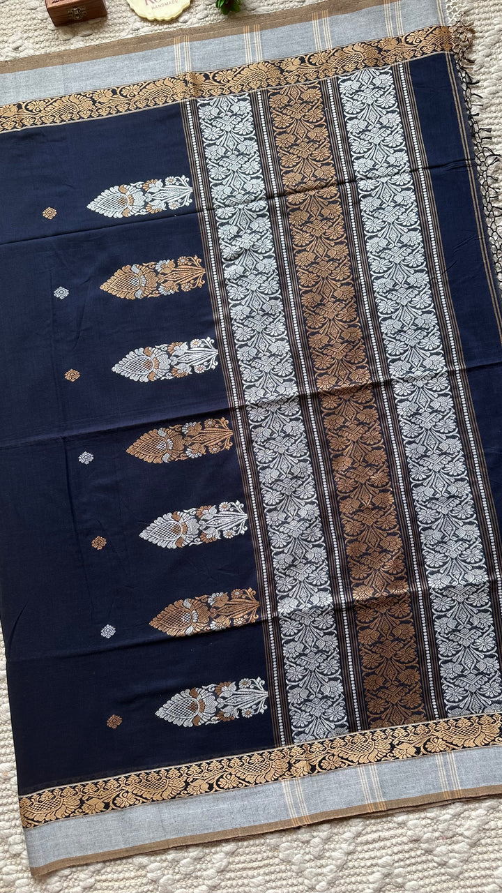 BENGAL PHULIA HANDLOOM COTTON SAREE-039