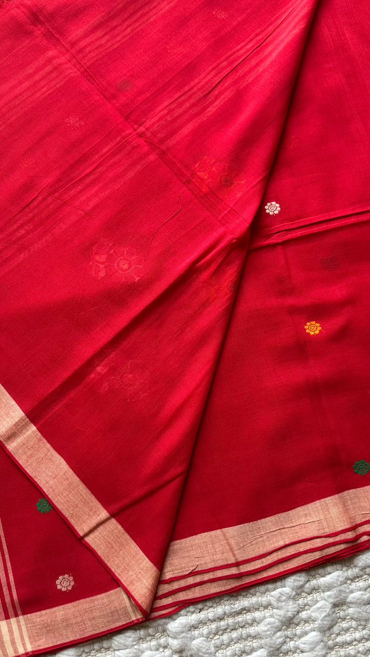 BENGAL PHULIA HANDLOOM COTTON SAREE-043