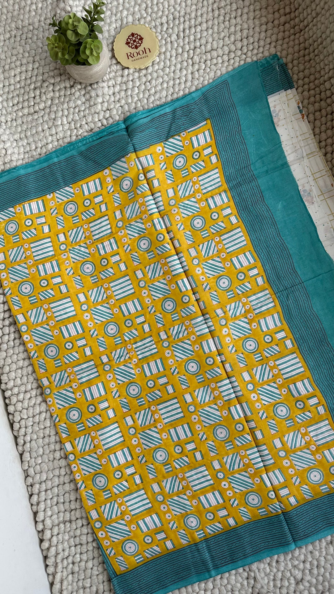 SANGANERI HAND BLOCK PRINTED SOFT COTTON SAREE- 022