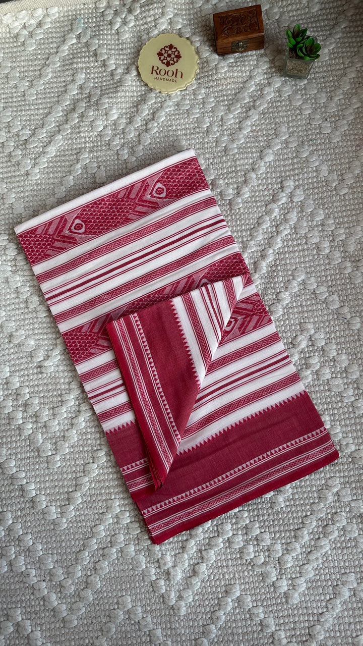 DHANIAKHALI BENGAL HANDLOOM COTTON SAREE-034