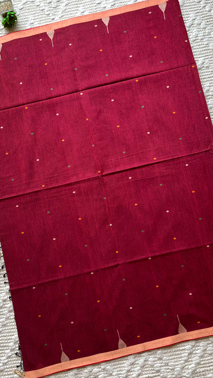 BENGAL PHULIA HANDLOOM COTTON SAREE-045