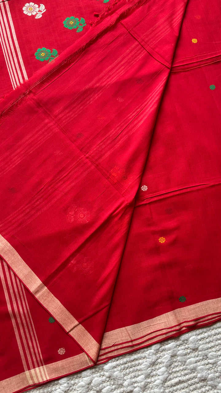 BENGAL PHULIA HANDLOOM COTTON SAREE-043