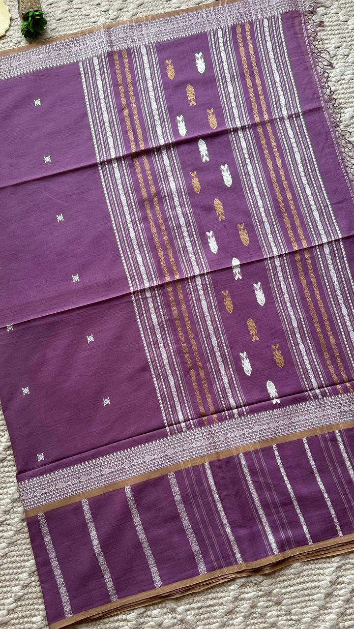 BENGAL PHULIA HANDLOOM COTTON SAREE-042
