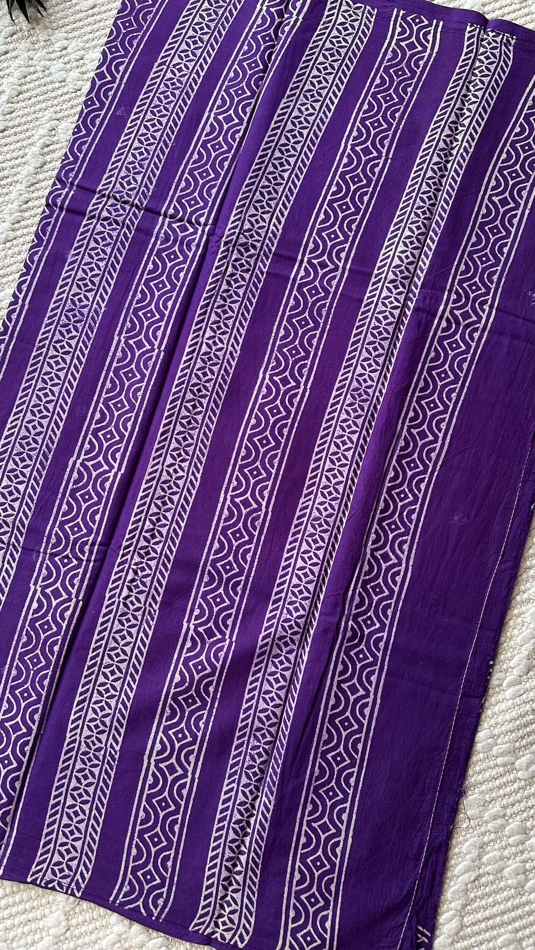 BAGRU HAND BLOCK PRINTED SOFT MULMUL COTTON SAREE- 068
