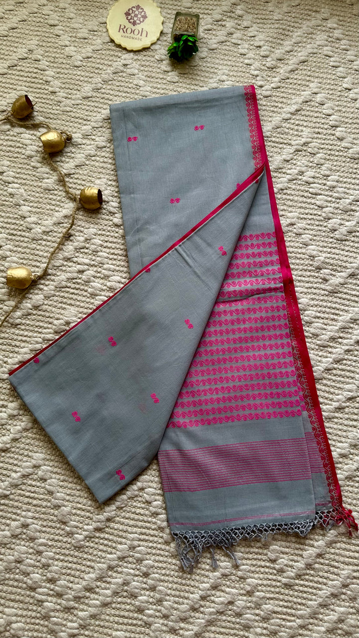 BENGAL PHULIA HANDLOOM COTTON SAREE-046