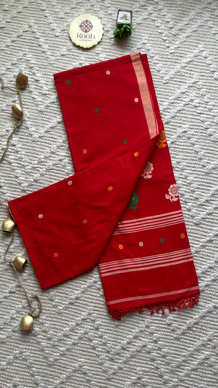 BENGAL PHULIA HANDLOOM COTTON SAREE-043