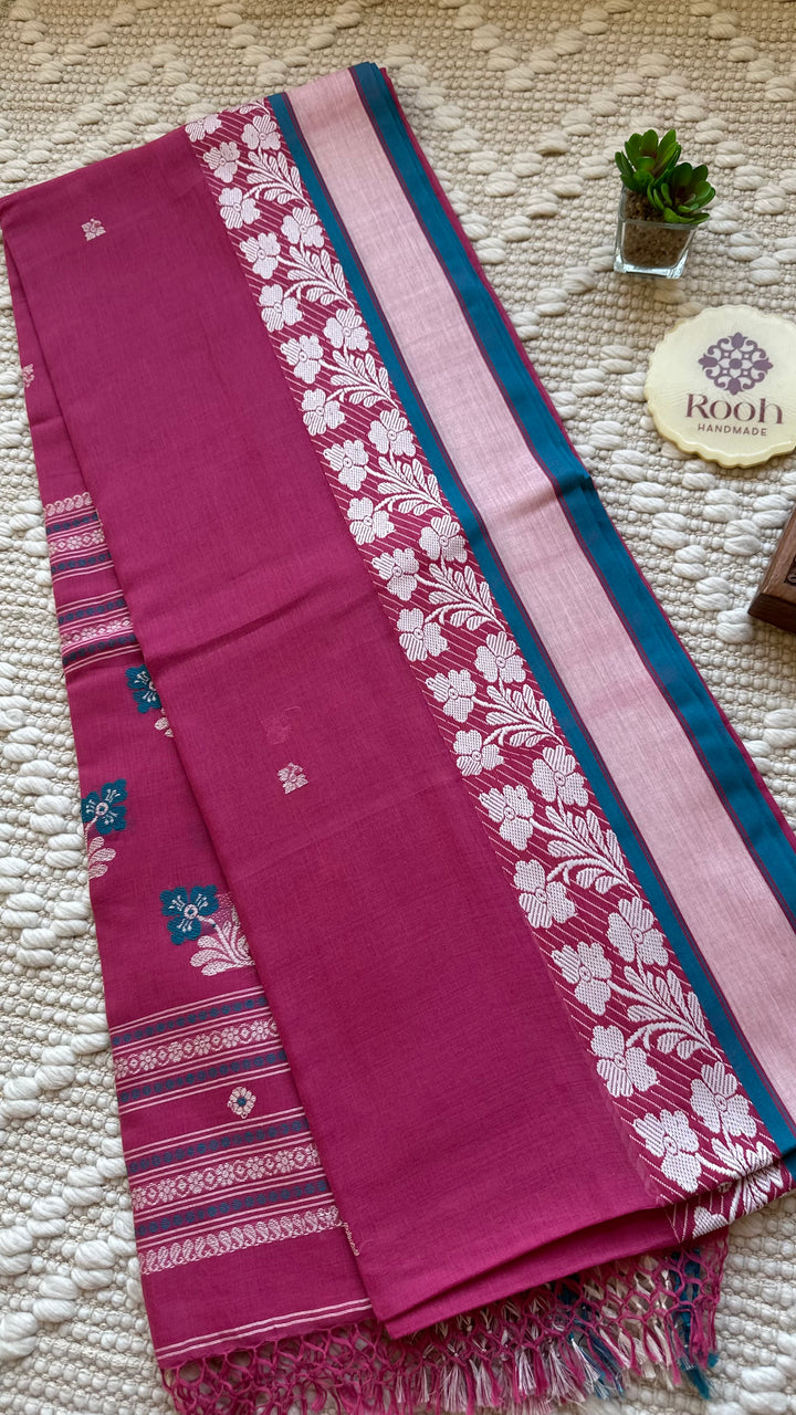 BENGAL PHULIA HANDLOOM COTTON SAREE-018