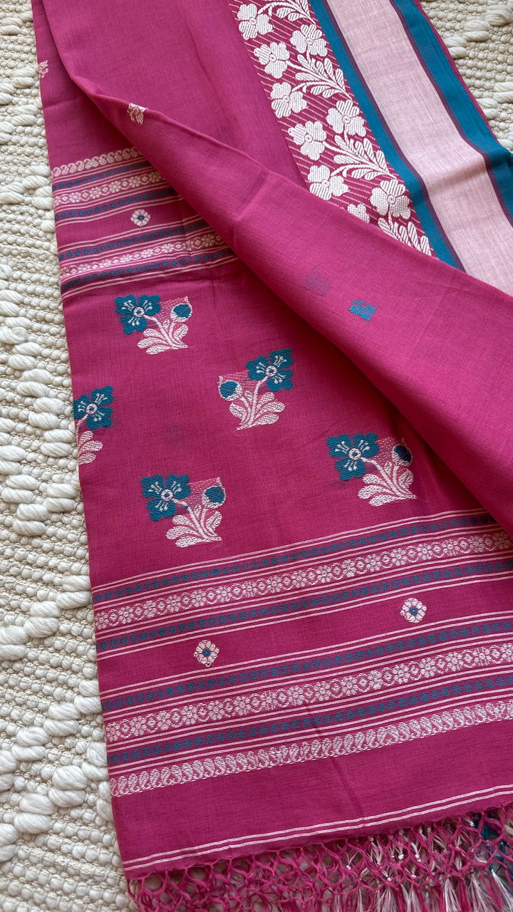 BENGAL PHULIA HANDLOOM COTTON SAREE-018
