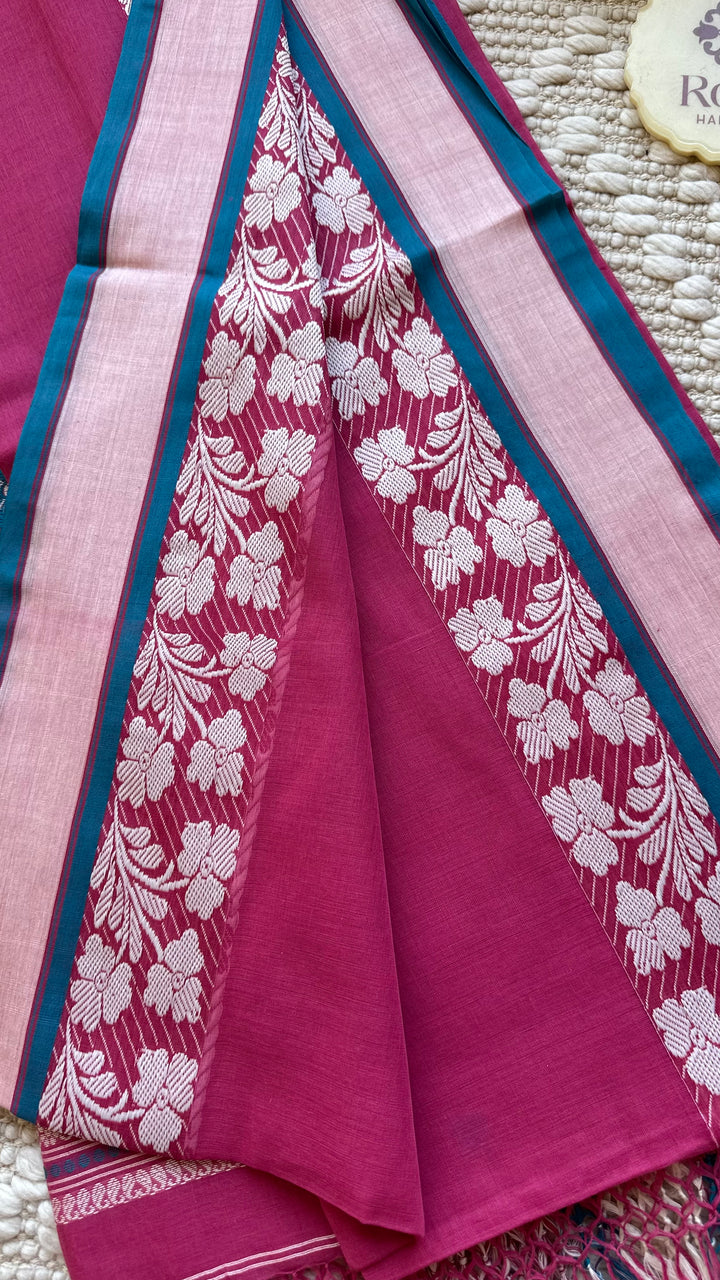 BENGAL PHULIA HANDLOOM COTTON SAREE-018