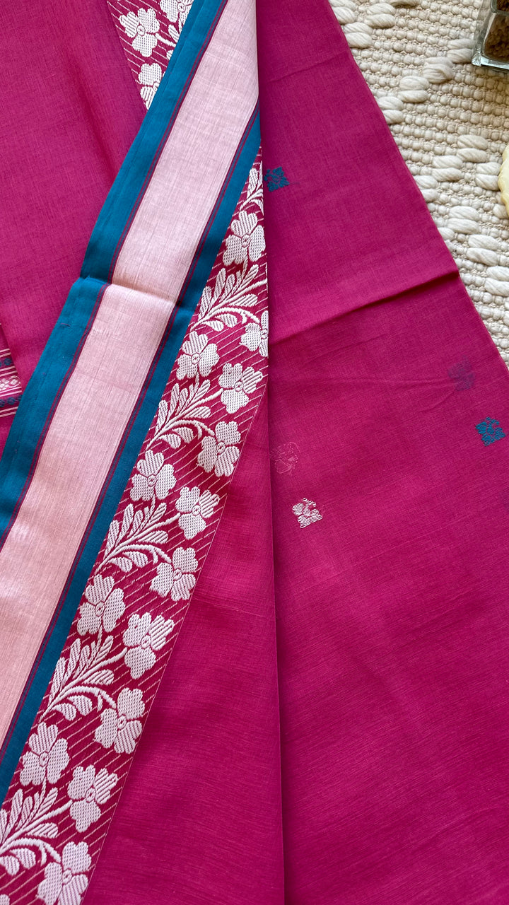 BENGAL PHULIA HANDLOOM COTTON SAREE-018