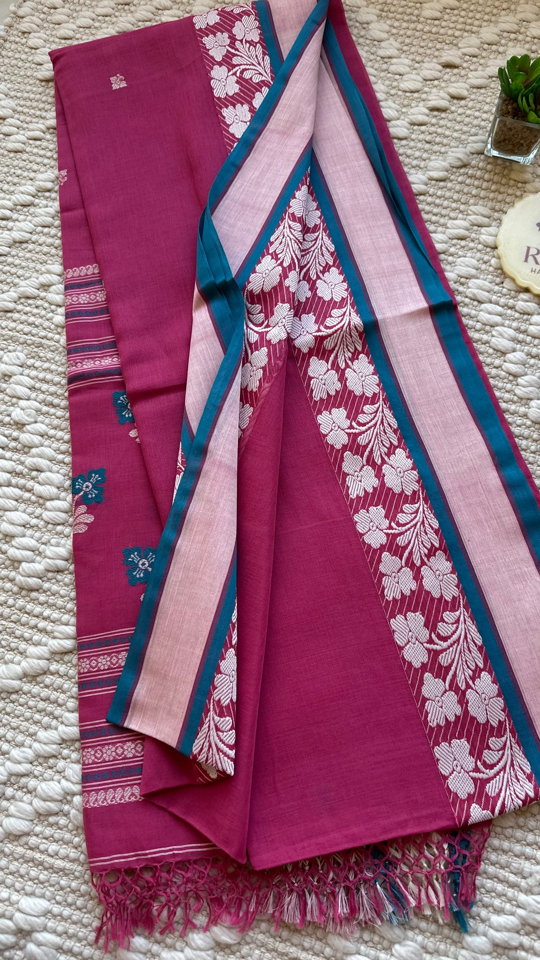 BENGAL PHULIA HANDLOOM COTTON SAREE-018