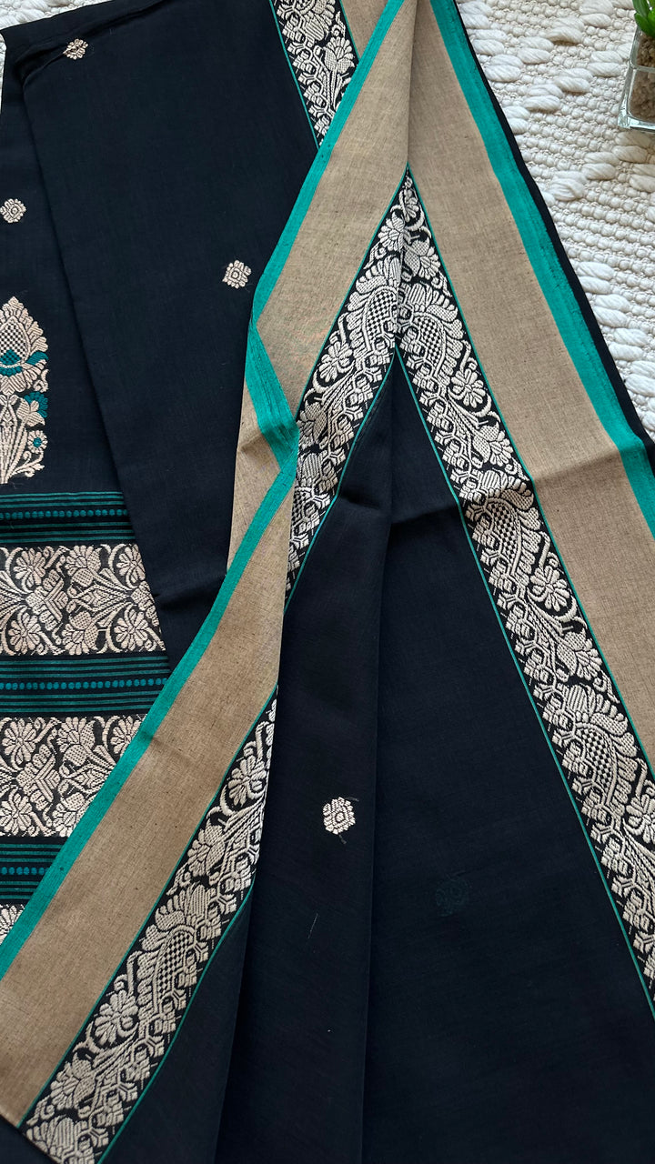 BENGAL PHULIA HANDLOOM COTTON SAREE-013