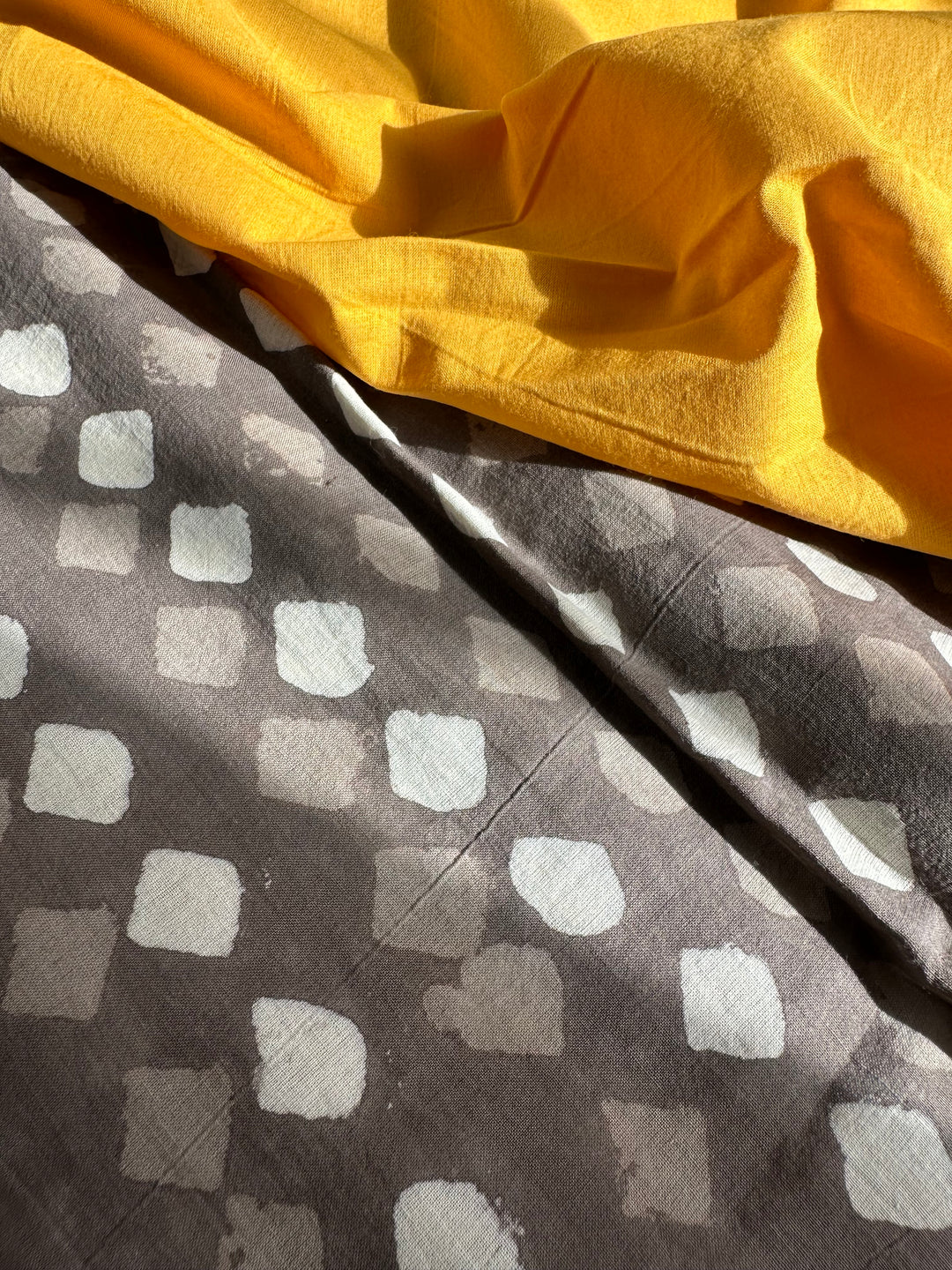 BAGRU HAND BLOCK DABU PRINTED SOFT MULMUL COTTON SAREE- 020