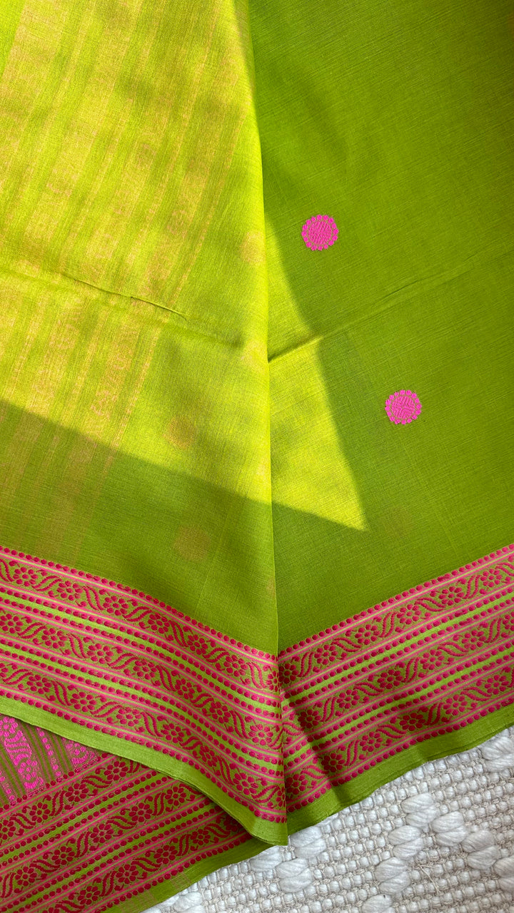 BENGAL PHULIA HANDLOOM COTTON SAREE-006