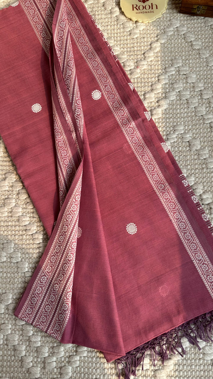BENGAL PHULIA HANDLOOM COTTON SAREE-007
