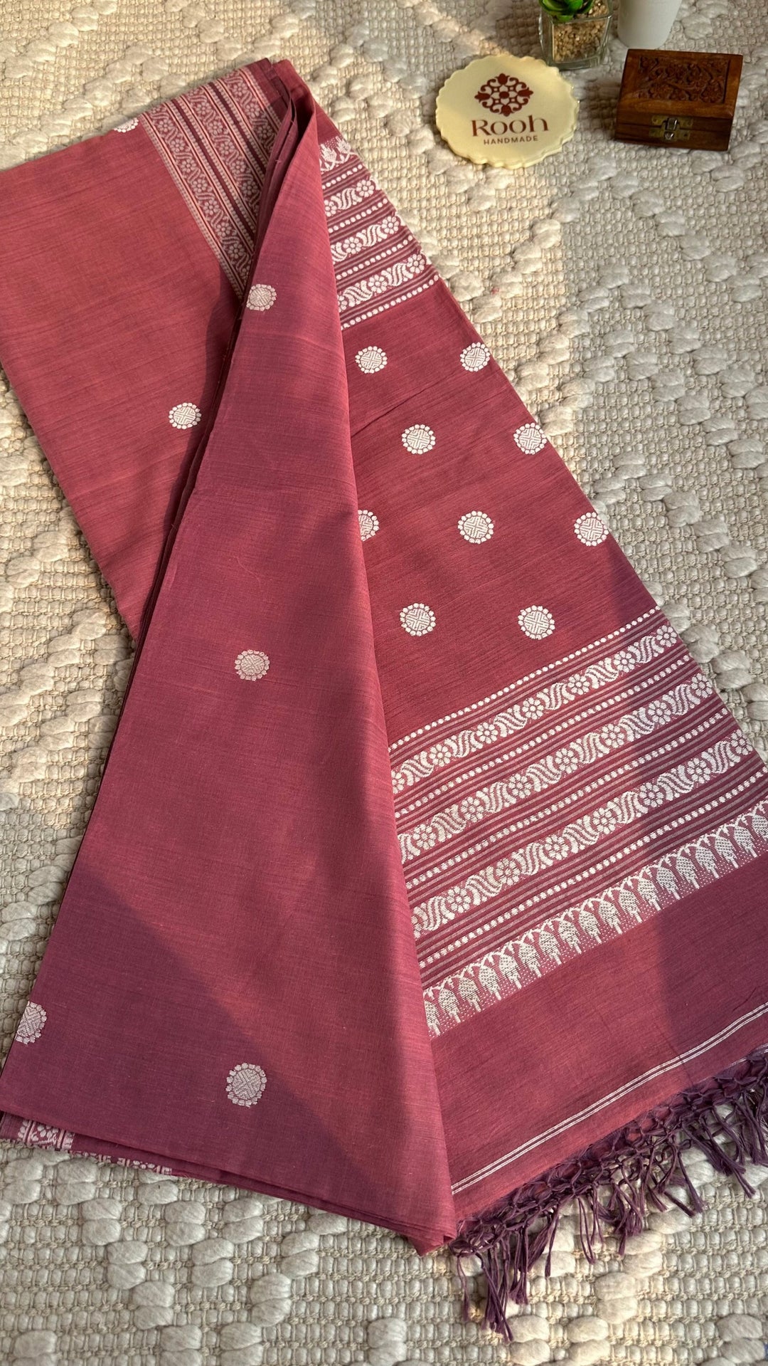 BENGAL PHULIA HANDLOOM COTTON SAREE-007