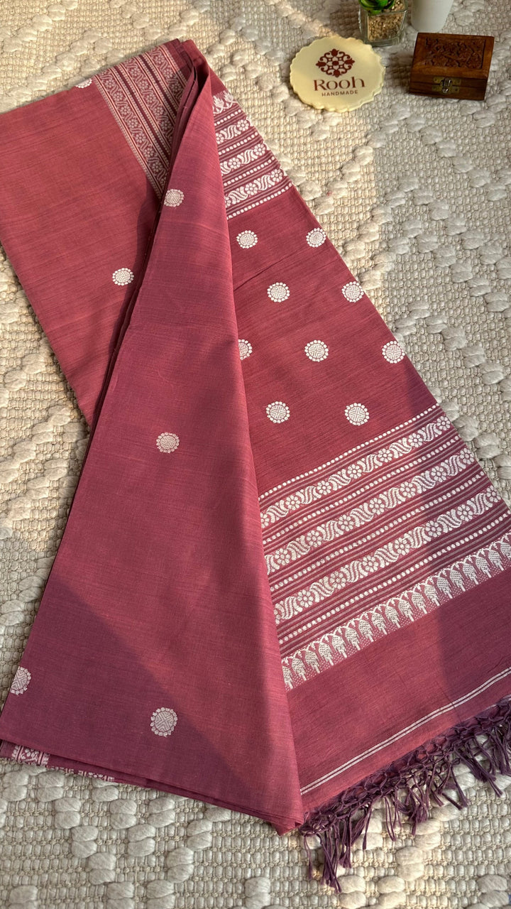 BENGAL PHULIA HANDLOOM COTTON SAREE-007