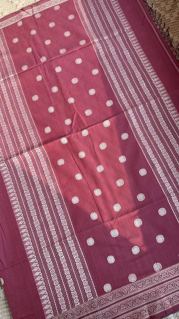 BENGAL PHULIA HANDLOOM COTTON SAREE-007
