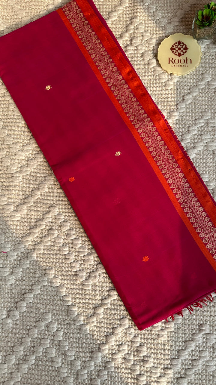BENGAL PHULIA HANDLOOM COTTON SAREE-009