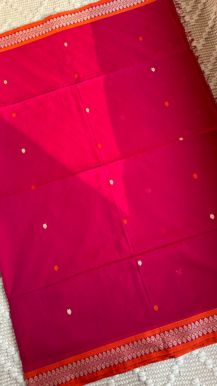 BENGAL PHULIA HANDLOOM COTTON SAREE-009