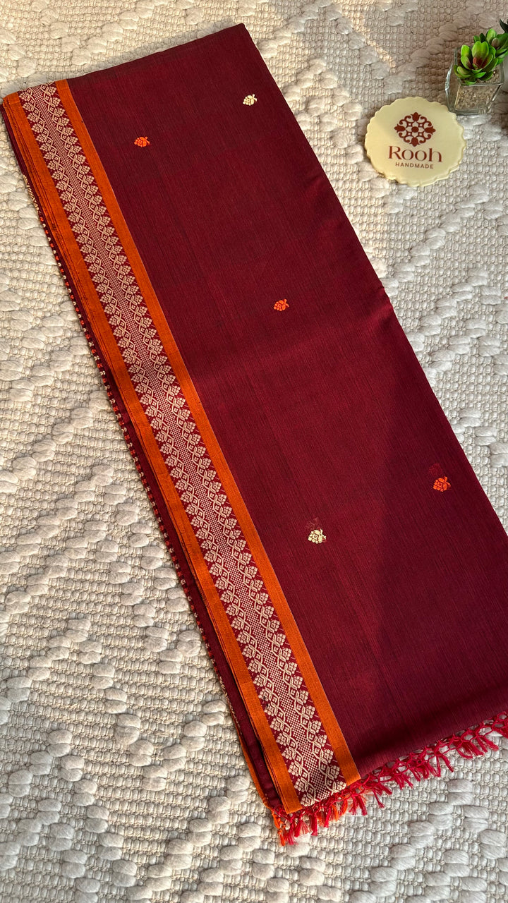 BENGAL PHULIA HANDLOOM COTTON SAREE-010