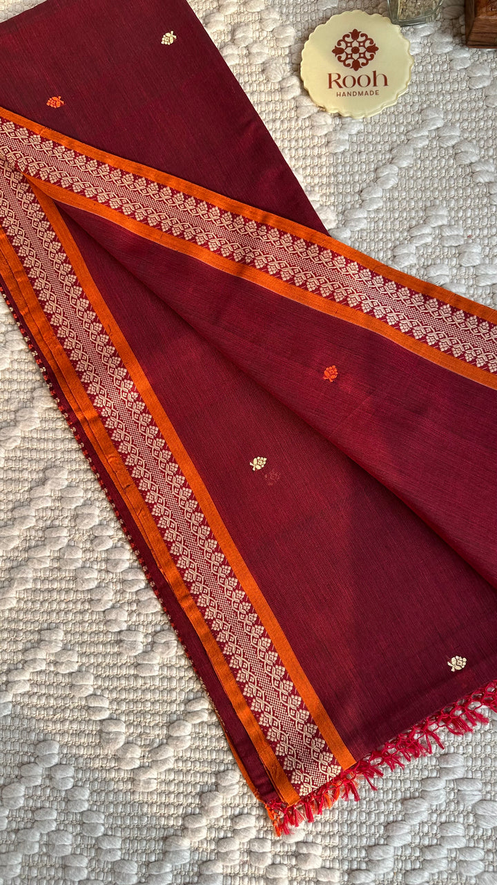 BENGAL PHULIA HANDLOOM COTTON SAREE-010