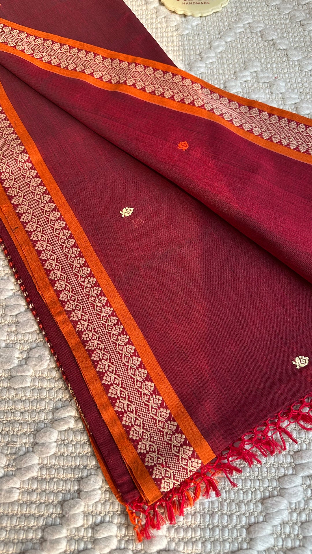BENGAL PHULIA HANDLOOM COTTON SAREE-010