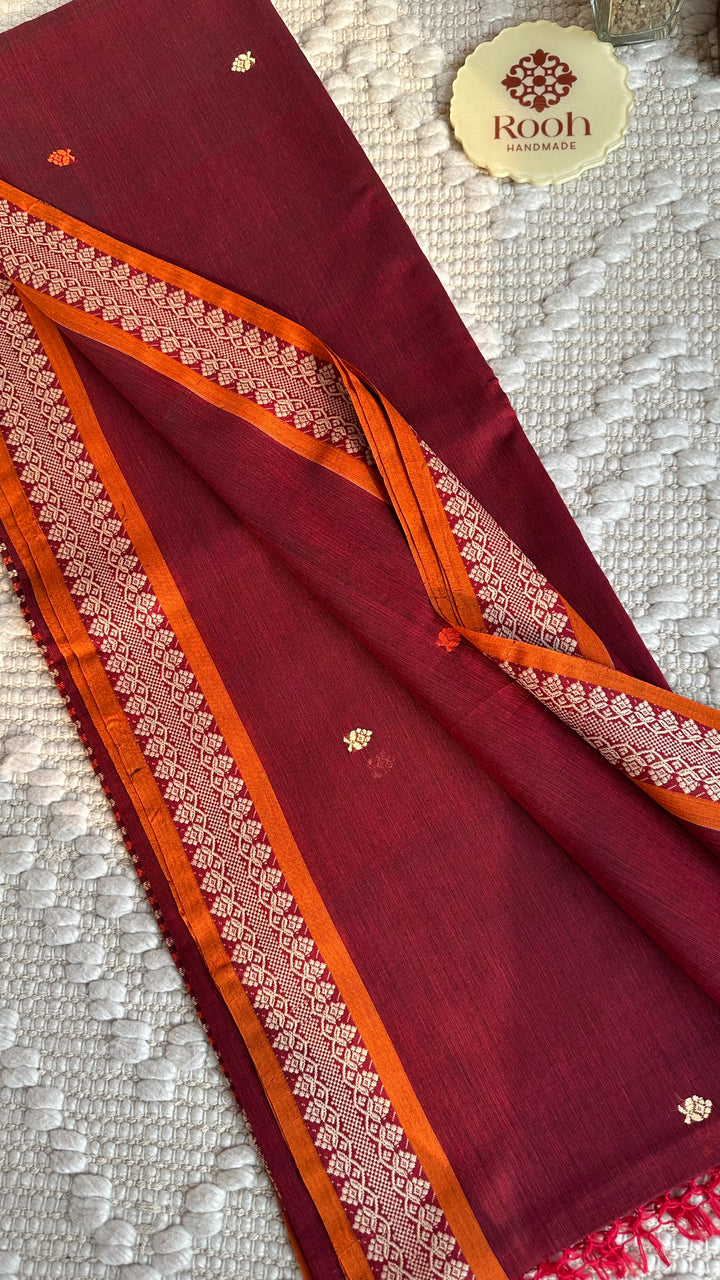BENGAL PHULIA HANDLOOM COTTON SAREE-010