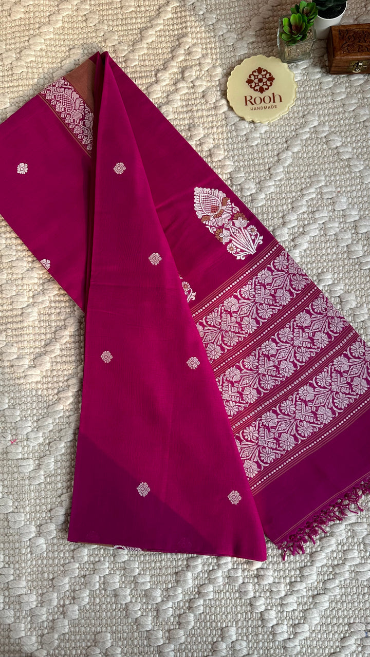 BENGAL PHULIA HANDLOOM COTTON SAREE-014