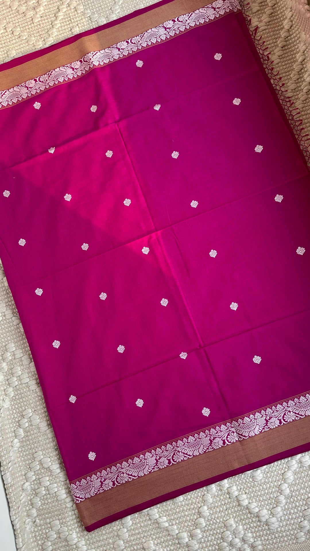 BENGAL PHULIA HANDLOOM COTTON SAREE-014