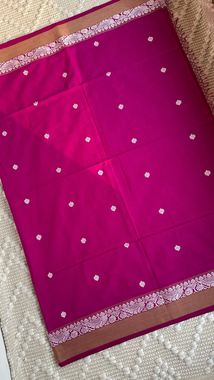 BENGAL PHULIA HANDLOOM COTTON SAREE-014