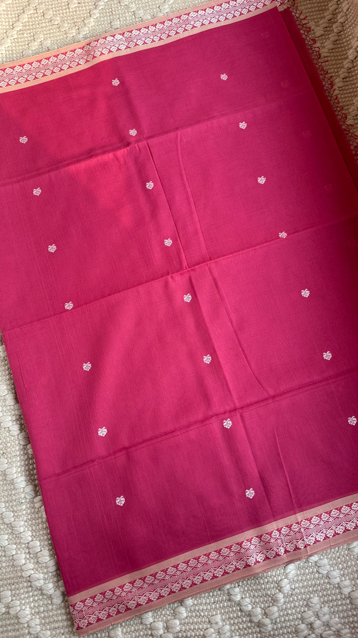 BENGAL PHULIA HANDLOOM COTTON SAREE-011